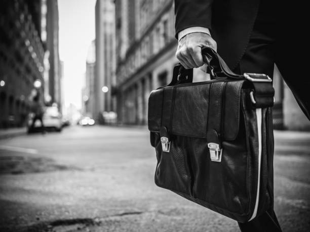 Businessman on the go