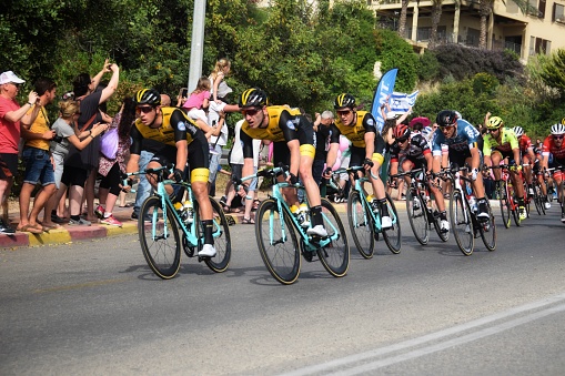 Second day of Giro d’italia in Israel . Zichron Yakov