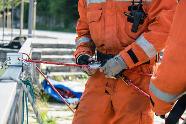 istock Firefighters in a rescue operation foot close up 955494498
