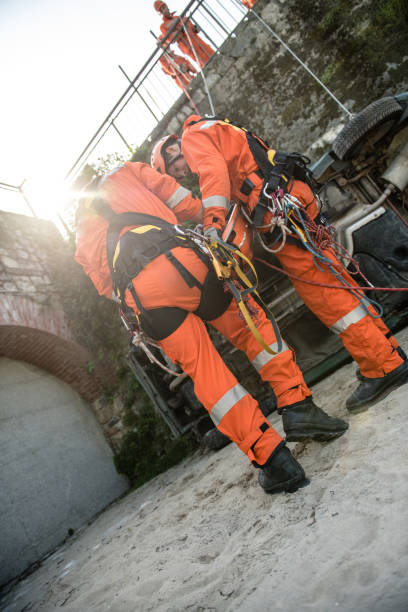 istock Firefighters in a rescue operation of car accident 955496032