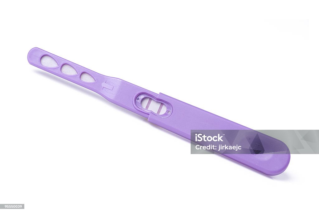 positive pregnancy test  Color Image Stock Photo