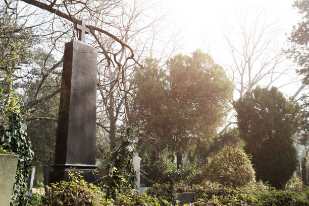 istock Tombstone on a Cemetery 955501766