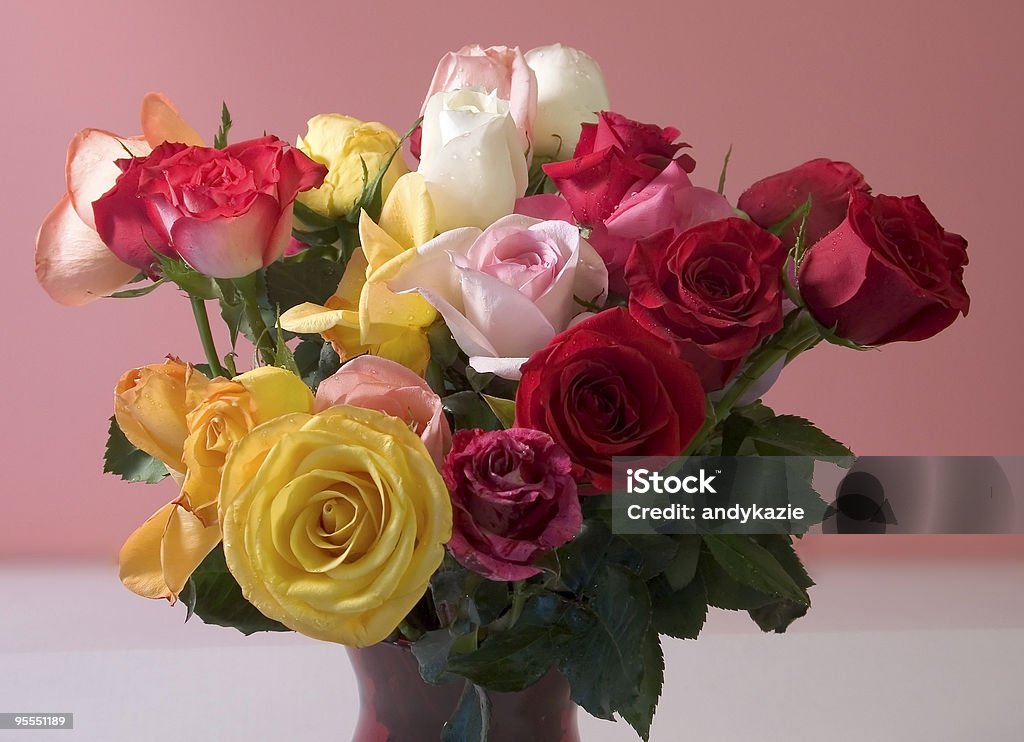 Радуга роз - Стоковые фото Абстрактный роялти-фри