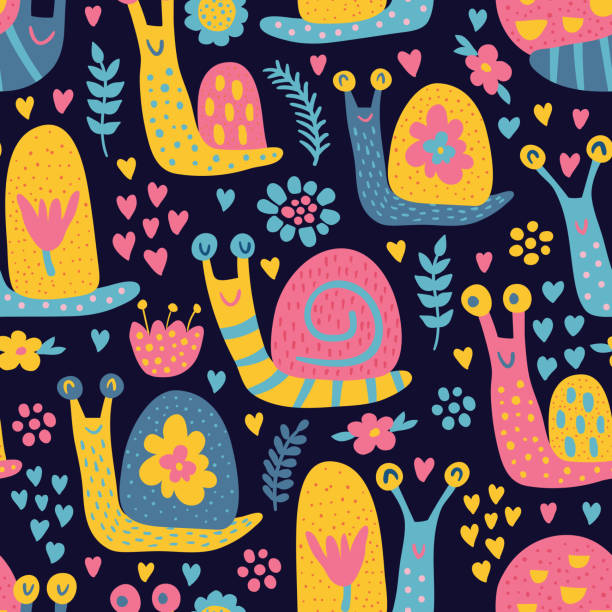Snail Pattern Background 32,400+ A Pattern Of Snails Stock Photos, Pictures & Royalty-Free ...