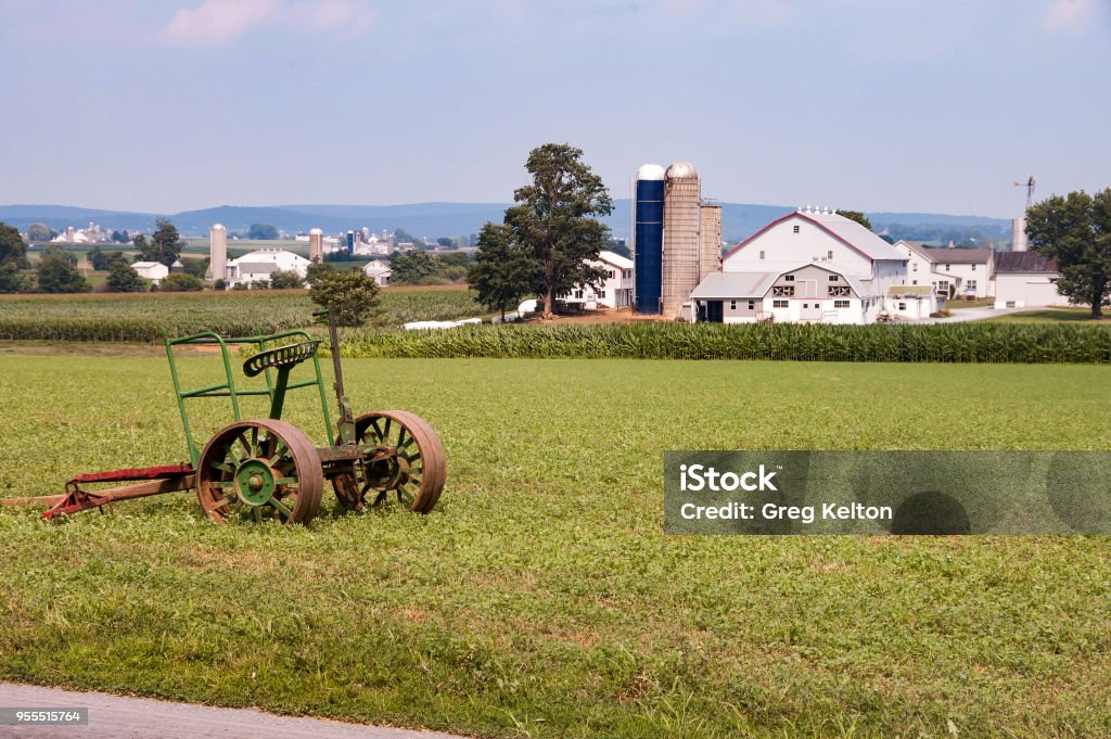 Amish Farm And Farm Equipment Stock Photo Download Image Now