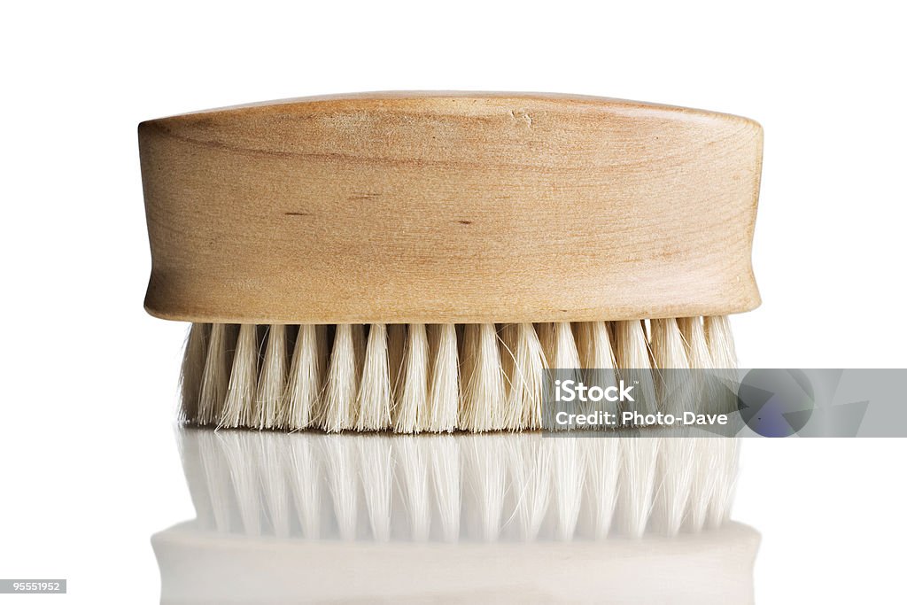 Bad Körperpeeling brush - Lizenzfrei Farbbild Stock-Foto