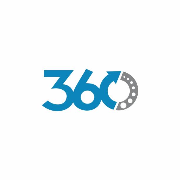 360 logo design concept element 360 logo design concept element 360 degree view stock illustrations