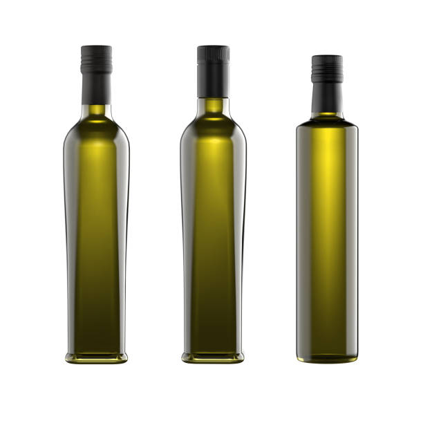 коллекция из 500 мл масляных бутылок. - olive oil bottle olive cooking oil стоковые фото и изображения