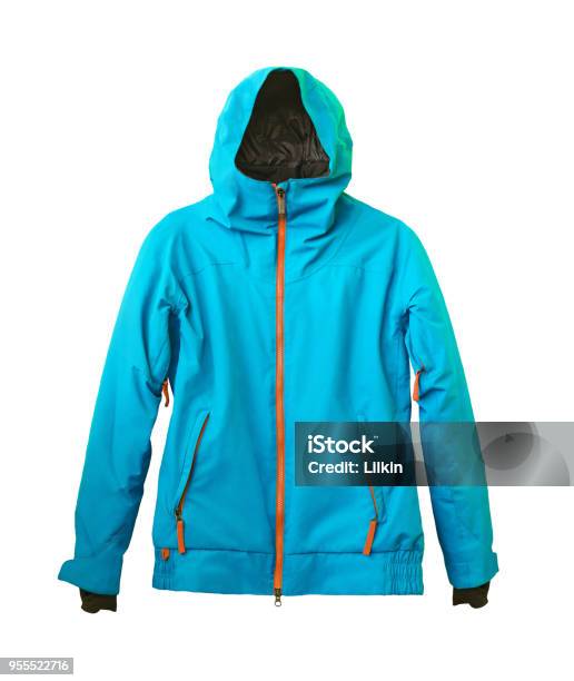 Ski Membrane Jacket Isolated Stock Photo - Download Image Now - Jacket, Outdoors, Cut Out