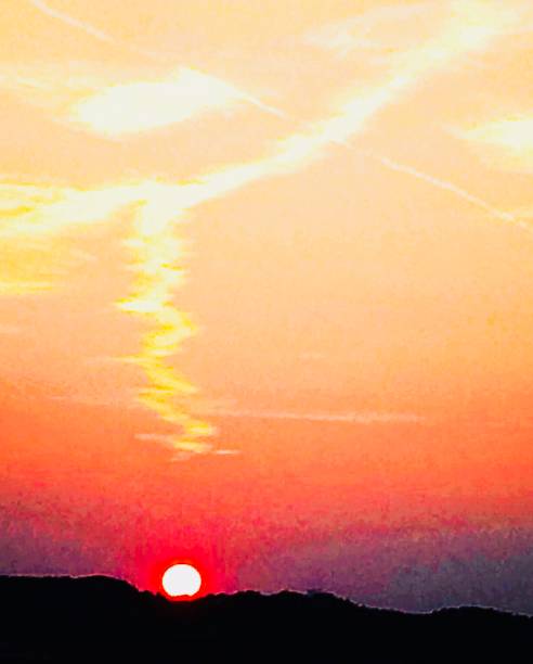 istock Human stick figure image in the sky 955533638