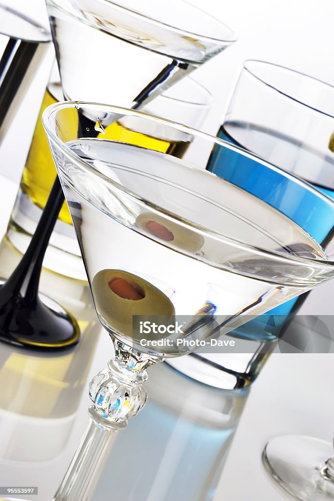 Cocktail Martini con - Foto stock royalty-free di Acqua potabile