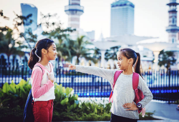 istock Asian sisters arguing after school 955542188