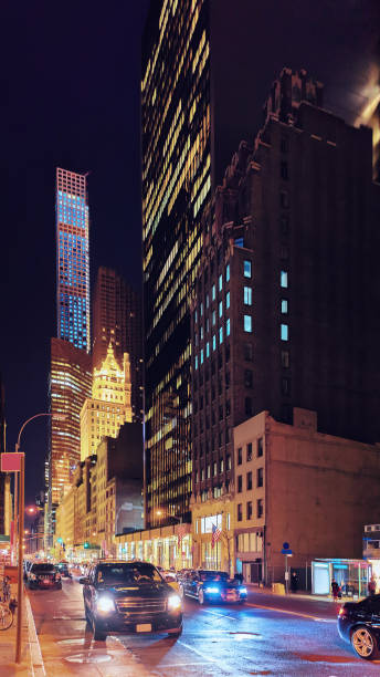 istock West 43rd Street Midtown Manhattan night 955542564