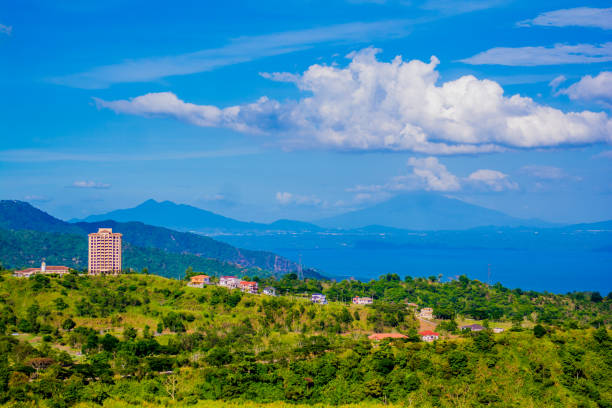 istock Nature scenery over Luzon taal lake in Philippines 955555408
