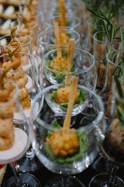 istock Delicious canapes as event dish 955566322