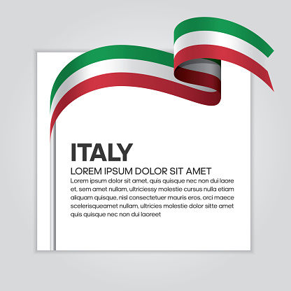Italy, flag, country, culture, background, vector