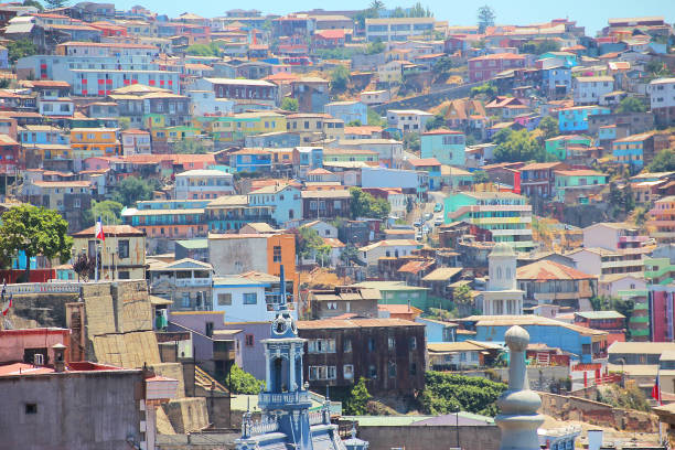 istock Postcard of Cerros de Valparaiso, Chile 955572892