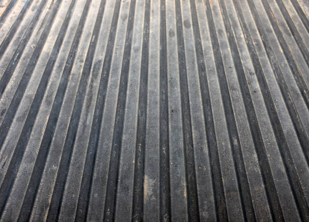 Perspective pickup truck plastic bed liner.