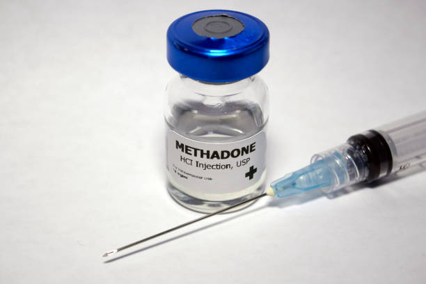 Methadone Methadone - a substance that acts on opioid receptors and is primarily used for pain relief and anesthesia. methadone stock pictures, royalty-free photos & images