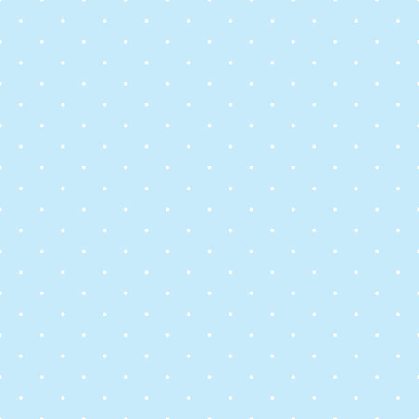 dot muster nahtloses design süß blau und weiß. pastell hintergrund. - pattern repetition backgrounds pastel colored stock-grafiken, -clipart, -cartoons und -symbole