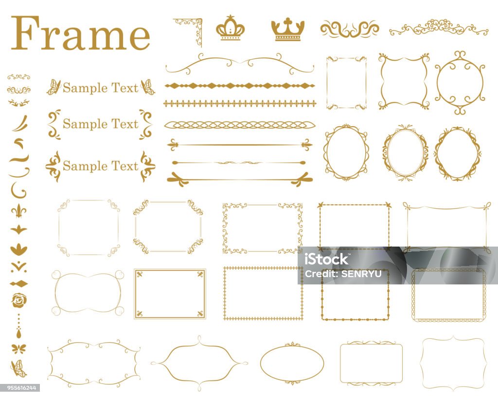 frame1 - arte vectorial de Borde libre de derechos