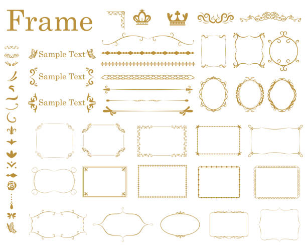 frame1 frame Design goth stock illustrations