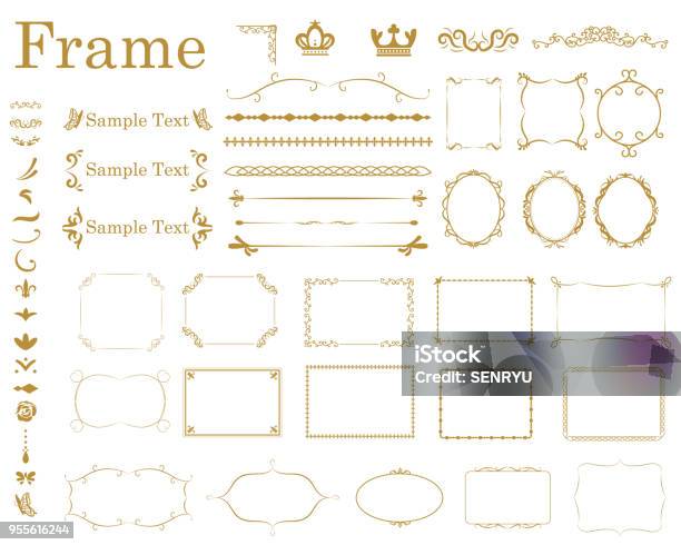 Frame1 Stock Illustration - Download Image Now - Border - Frame, Picture Frame, Decoration