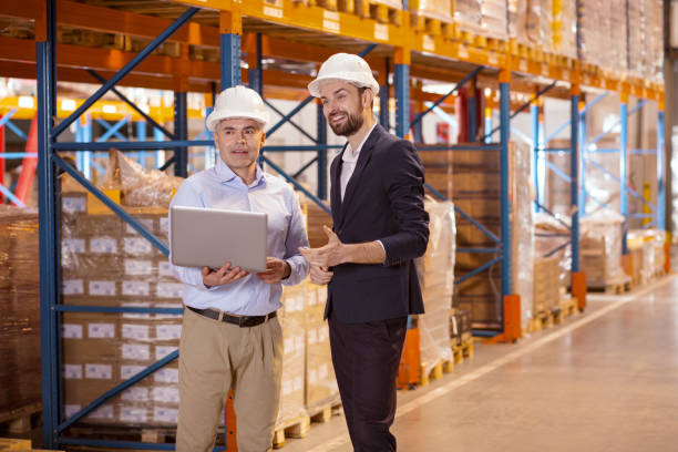 istock Delighted smart businessman having a conversation with his manager 955619244