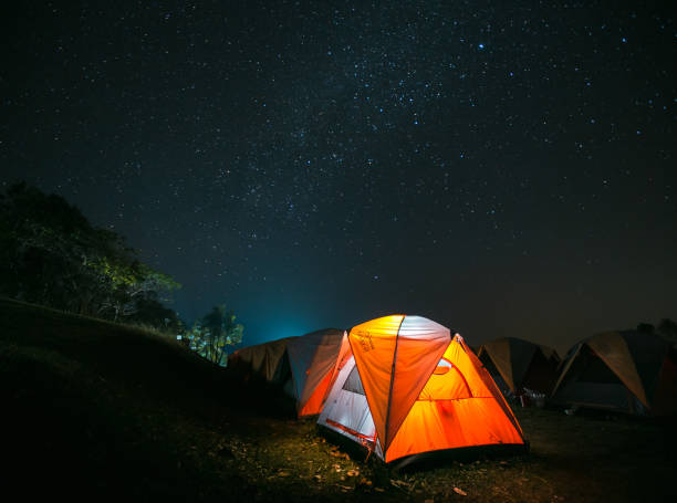 istock Night camping at Nan , Thailand 955619972