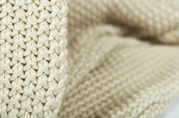 istock Fashion textile background, cotton cloth texture 955650020