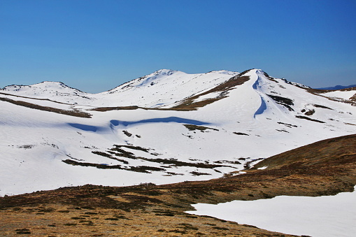 Winter mountaineering in the Sierra de Gredos, Spain