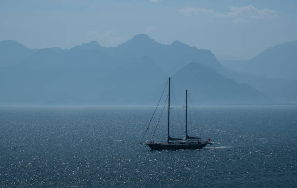 istock sailboat in the open blue sea 955655198