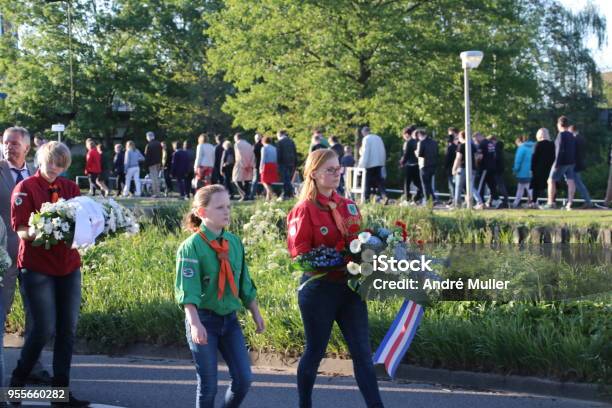 Nederland Nieuwerkerk Aan Den Ijssel 4e Mei 2018 Memorial Day Stockfoto en meer beelden van Padvinder