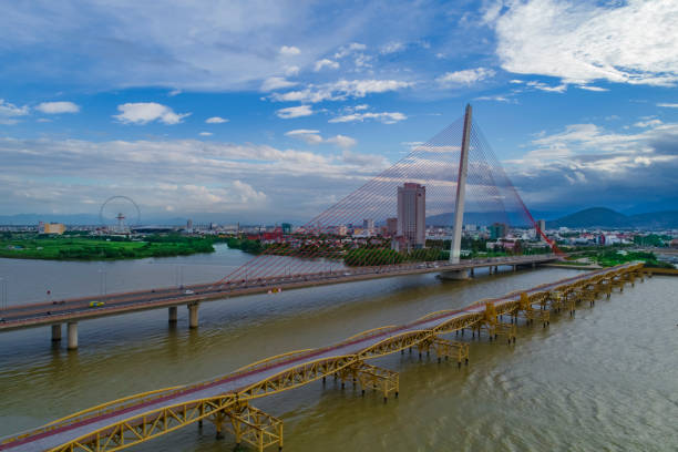 istock Aerial view Tran Thi Ly Bridge 955664820