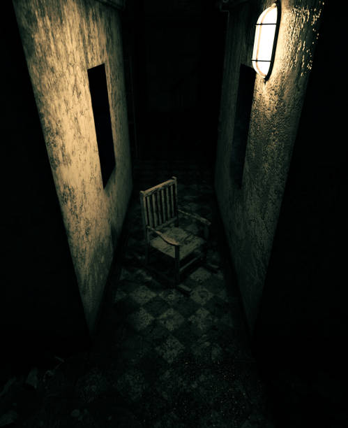 istock An old chair in haunted house 955671008