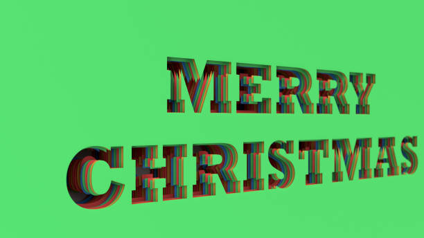 istock Merry Christmas words cut in colorful paper 955676580