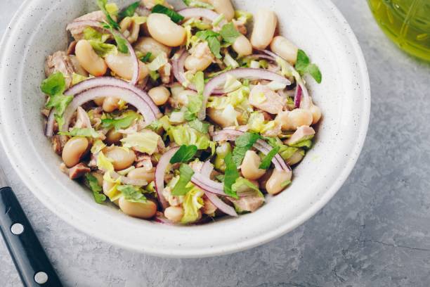 istock tuna salad with celery, white beans, red onion and parsley 955682342