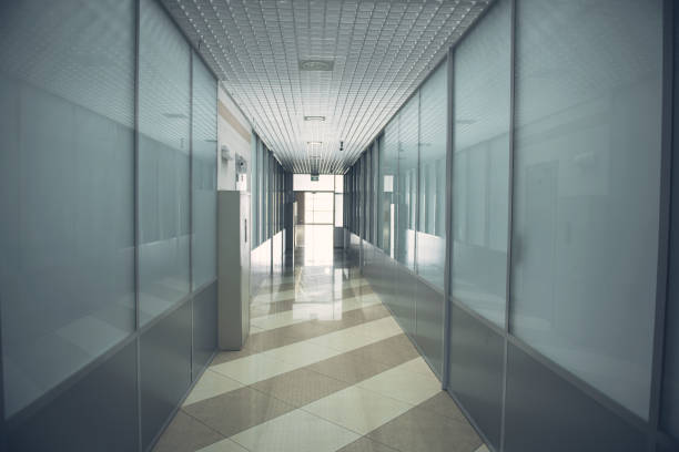 istock Design of hallway with colourful floor 955690234