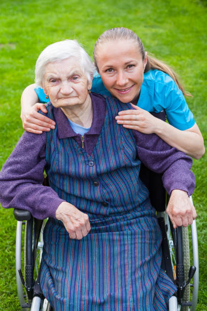 istock Spending time outdoor with caregiver 955690276