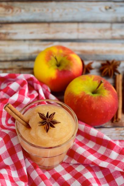 istock Homemade apple sauce 955690456