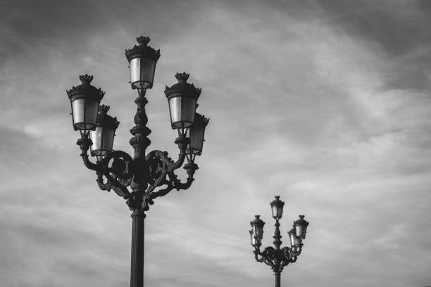 istock Streetlight in black and white 955698646