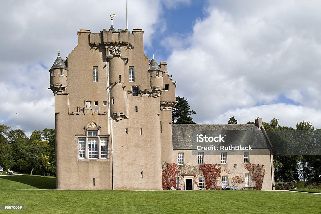 Crathes Castle in Schottland - Lizenzfrei Alt Stock-Foto