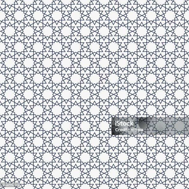 Islamic Blue Pattern Translucent Simple Blue Islamic Seamless Pattern For Background Texture Wallpaper Banner ...