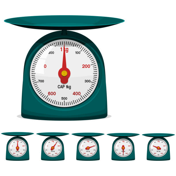 Isolated Weight Scale On Transparent Background Stock Illustration