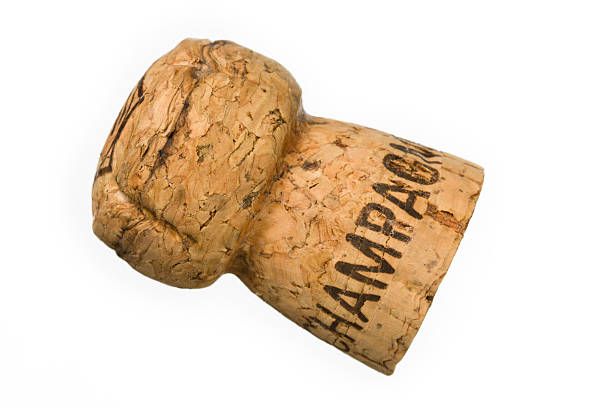 bolle di champagne cork - champagne cork foto e immagini stock