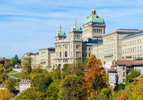 El Palacio Federal (1902) o el edificio del Parlamento, Berna, Suiza photo