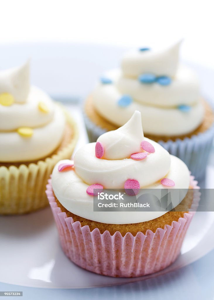 Cupcakes - Foto de stock de Alimentação Não-saudável royalty-free