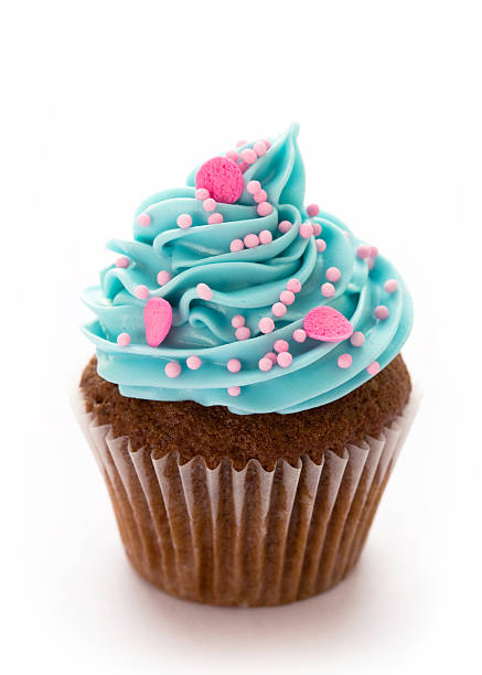 istock Chocolate cupcake with frosting and sprinkles 95573986