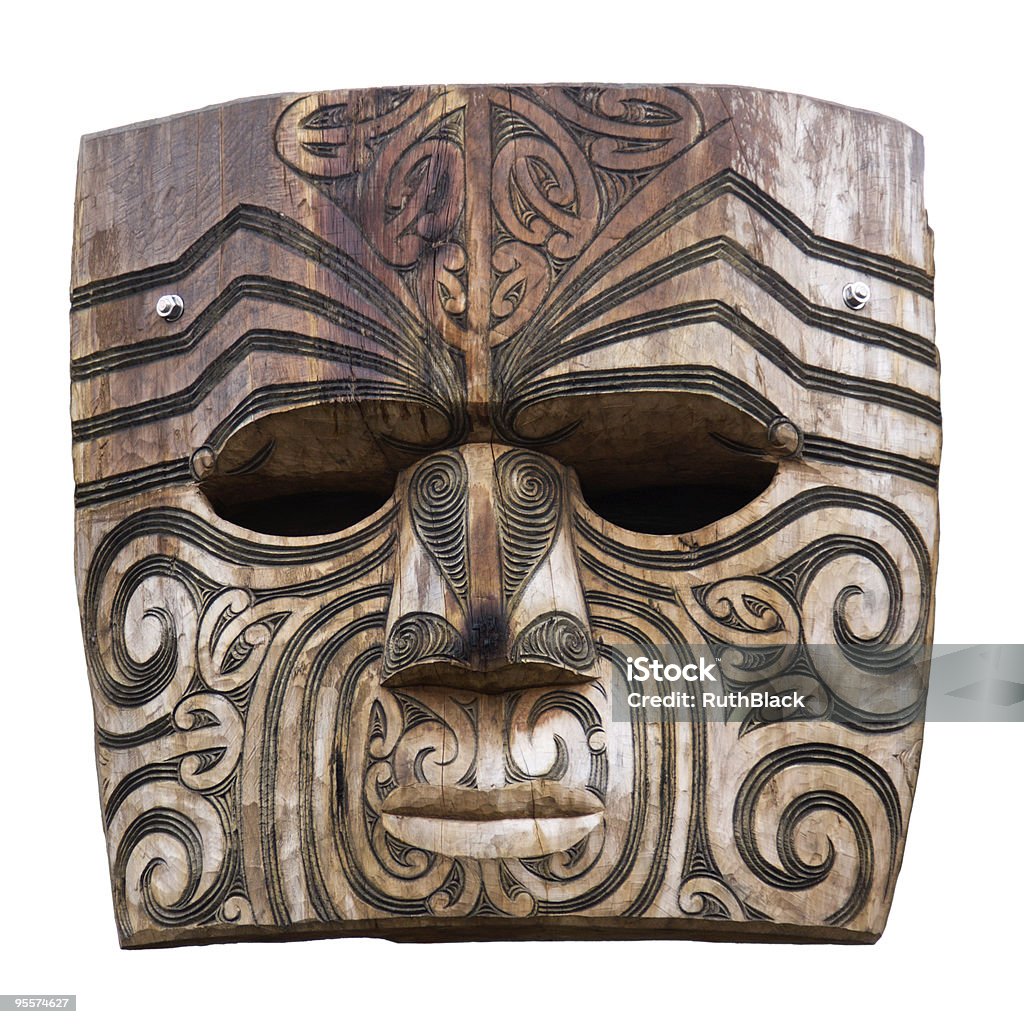 Maori-Skulptur - Lizenzfrei Maorische Kultur Stock-Foto