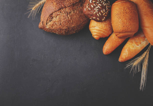 istock Different types of bread with sesame seeds 955755974